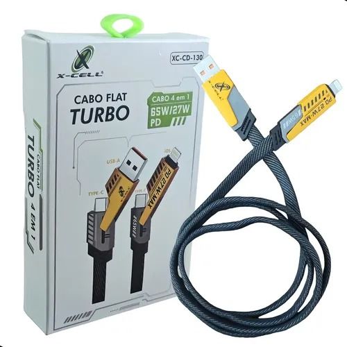 CABO CELULAR 4 EM 1 TURBO